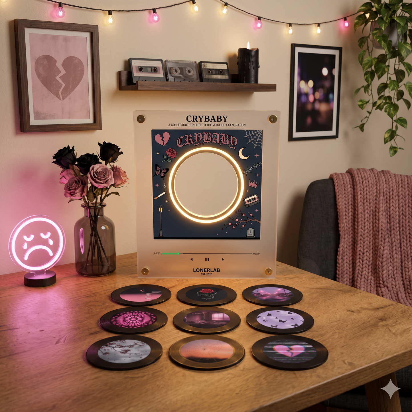 Lil Peep Vinyl Frame