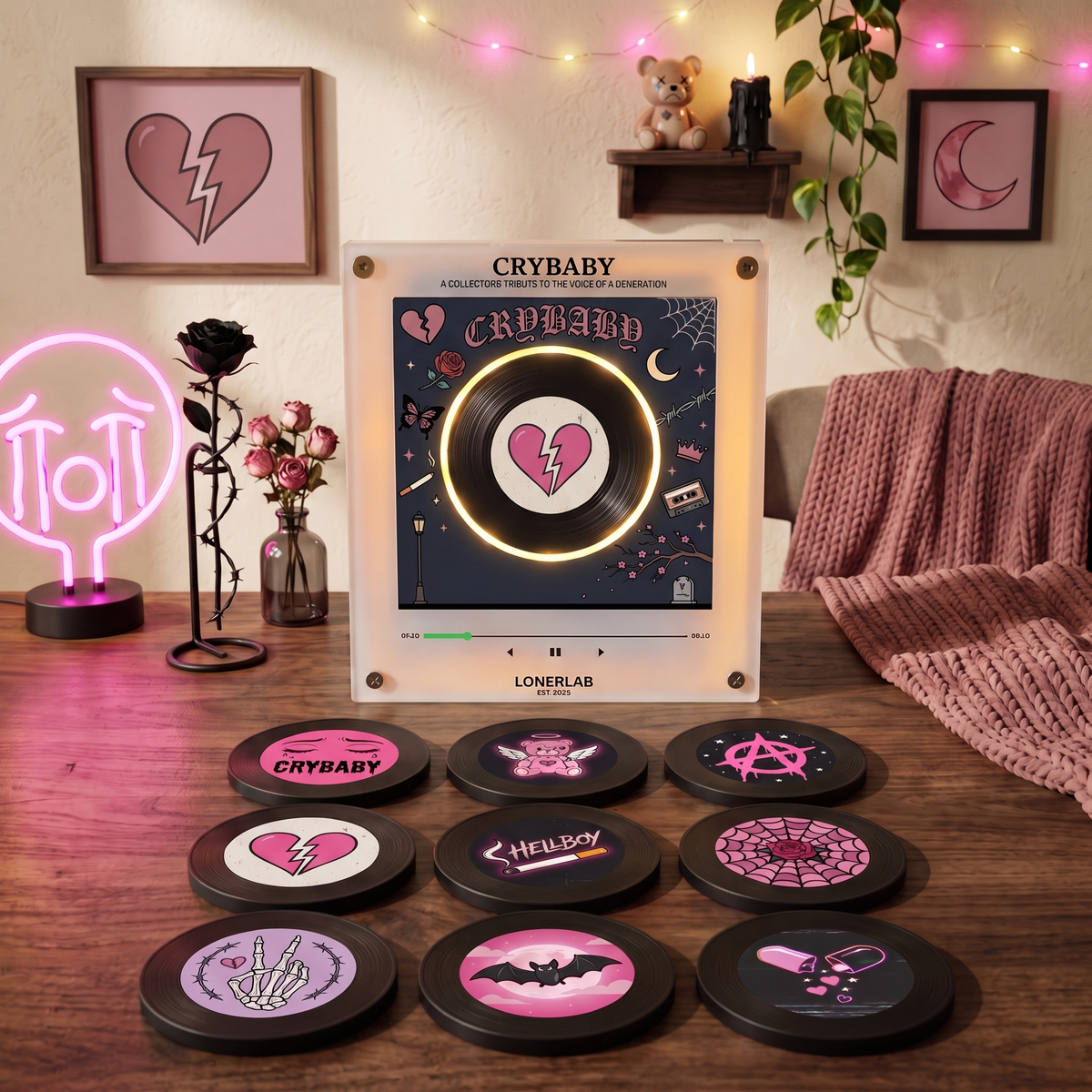 Lil Peep Vinyl Frame